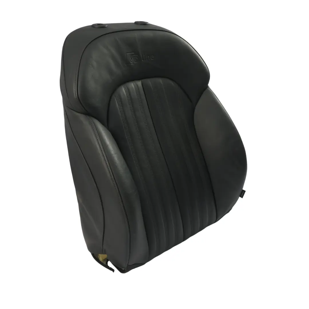 Audi A7 4G Front Seat Backrest S-line Heated Leather Black Left N/S - SKU 4G0881805BD-5 - Part number 4G0881805BD