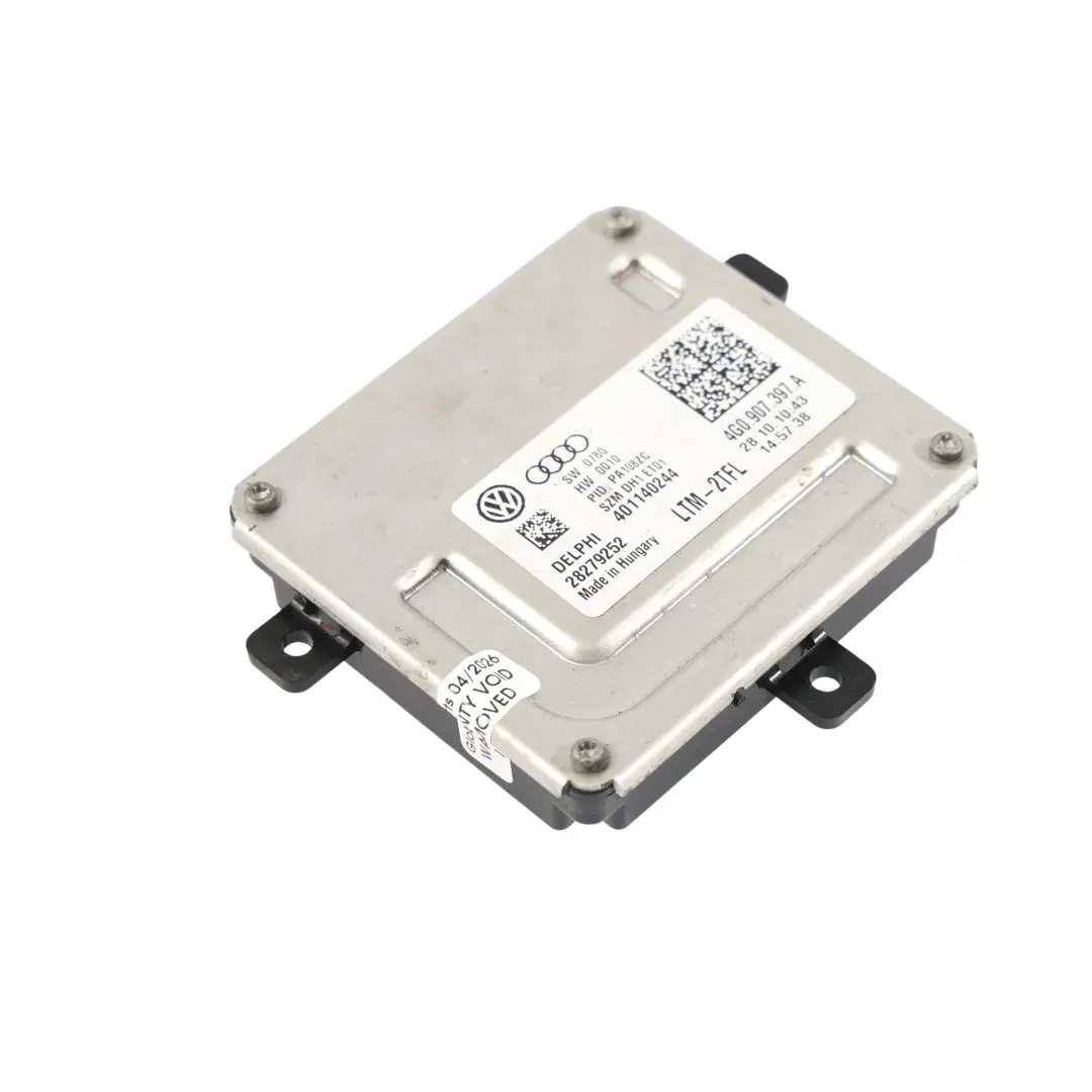 7N Audi A8 D4 Centralina Ballast Faro Xenon per Volkswagen Sharan con numero di parte 4G0907397A Volkswagen Sharan 7N Audi A8 D4 Centralina Ballast Faro Xenon - SKU 4G0907397A - Numero di parte 4G0907397A