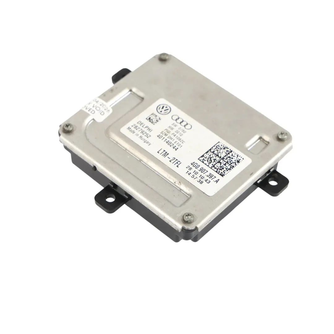 Volkswagen Sharan 7N Audi A8 D4 Xenon Headlight Ballast Control Unit - SKU 4G0907397A - Part number 4G0907397A