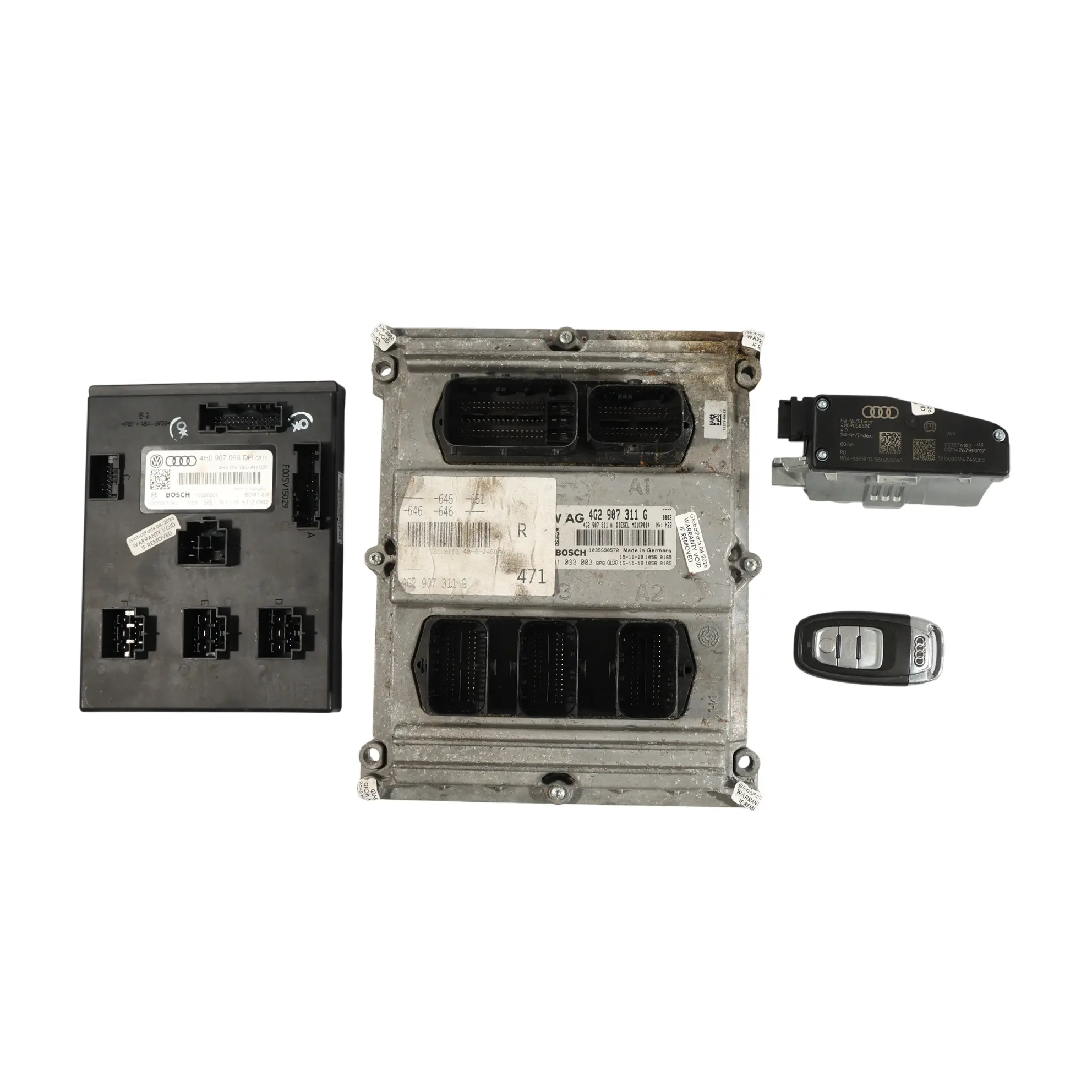 Audi A6 C7 3.0 TDI 218HP CZVB Kit ECU Control Motor 4G2907311G Automático