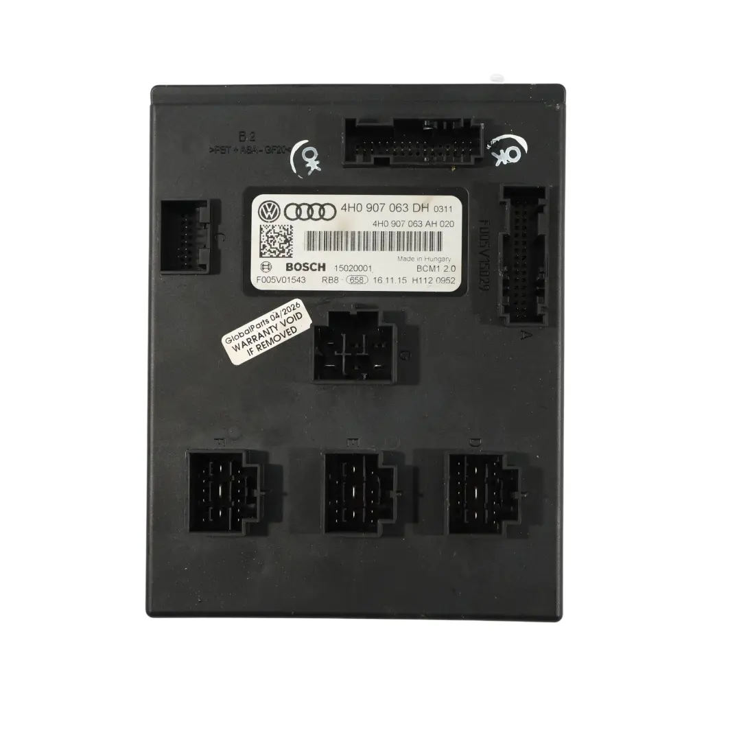 Audi A6 C7 3.0 TDI 218HP CZVB Motor Steuergerät Kit Automatik - SKU 4G2907311G-1 - Teilenummer 4G2907311G