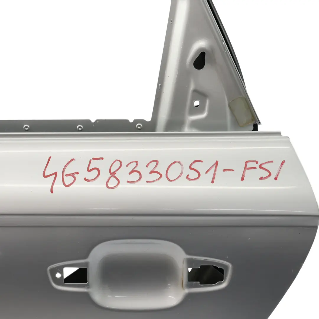 Audi A6 C7 Panel Cobertura Puerta Trasera Izquierda Lámina Plata Z7G - SKU 4G5833051-FSI - Número de pieza 4G5833051