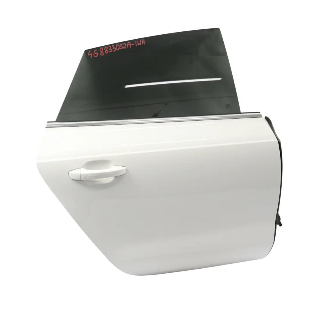 Door Rear Right O/S Ibis White - Y9C to Audi A7 S7 4G with Part number 4G8833052A Audi A7 S7 4G Door Rear Right O/S Ibis White - Y9C - SKU 4G8833052A-IWH - Part number 4G8833052A