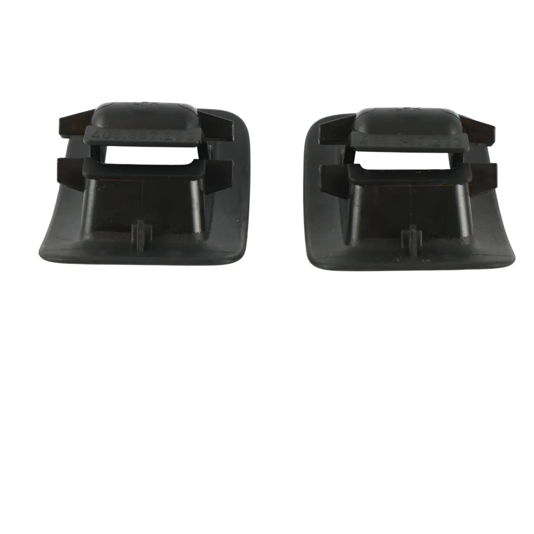 Isofix Trim Cover Panel Cap Black Set X2 to Audi A6 C7 A7 4G Rear Seat with Part number 4G8887233 Audi A6 C7 A7 4G Rear Seat Isofix Trim Cover Panel Cap Black Set X2 - SKU 4G8887233-2 - Part number 4G8887233