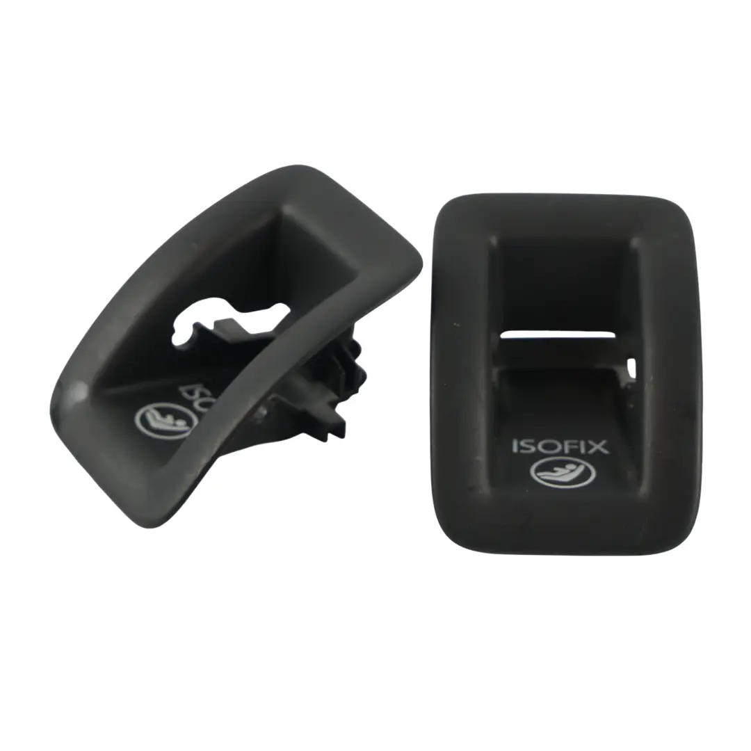 Isofix Trim Cover Panel Cap Black Set X2 to Audi A6 C7 A7 4G Rear Seat with Part number 4G8887233 Audi A6 C7 A7 4G Rear Seat Isofix Trim Cover Panel Cap Black Set X2 - SKU 4G8887233-2 - Part number 4G8887233