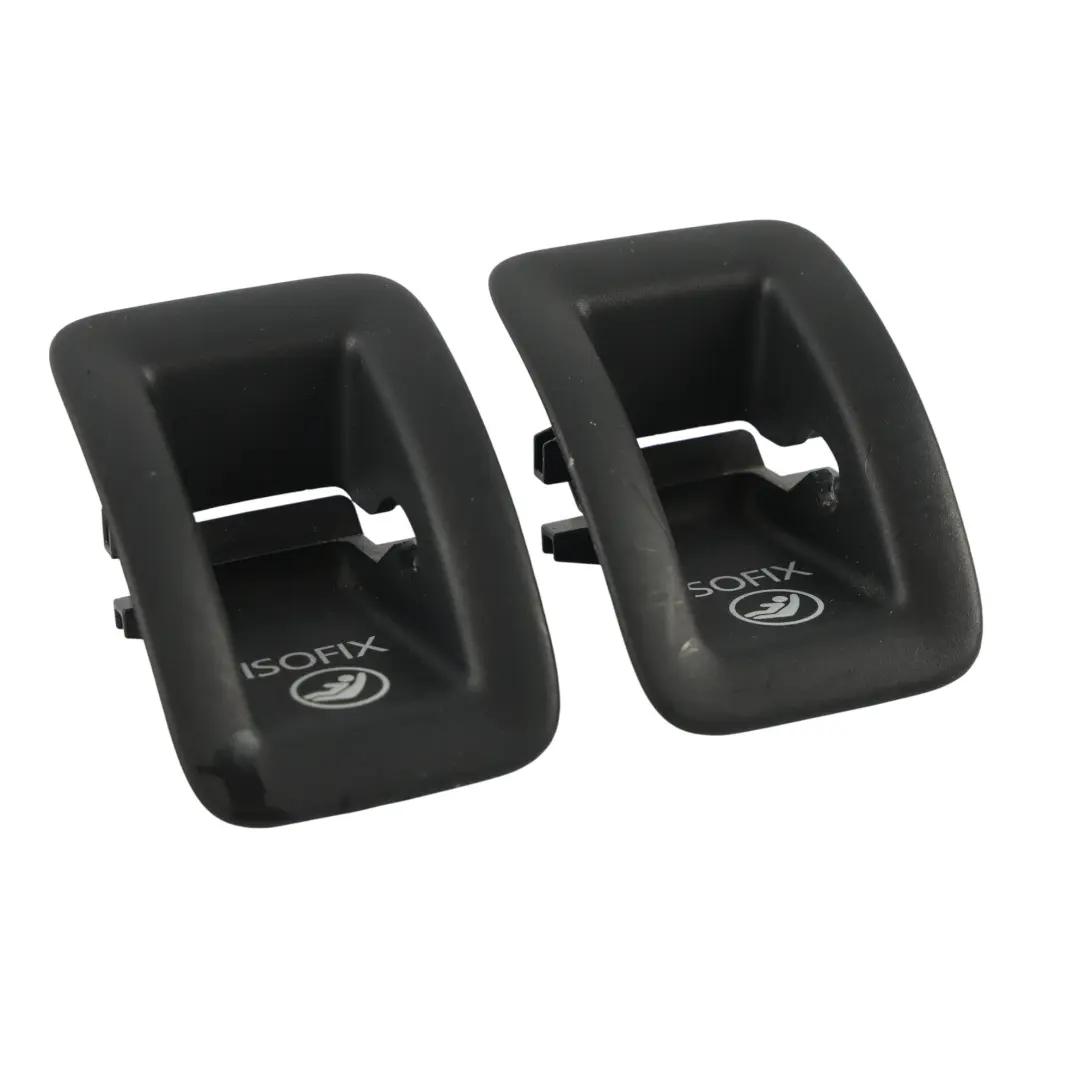 Audi A6 C7 A7 4G Copertura Isofix Sedile Posteriore Nero Set X2 - SKU 4G8887233-2 - Numero di parte 4G8887233