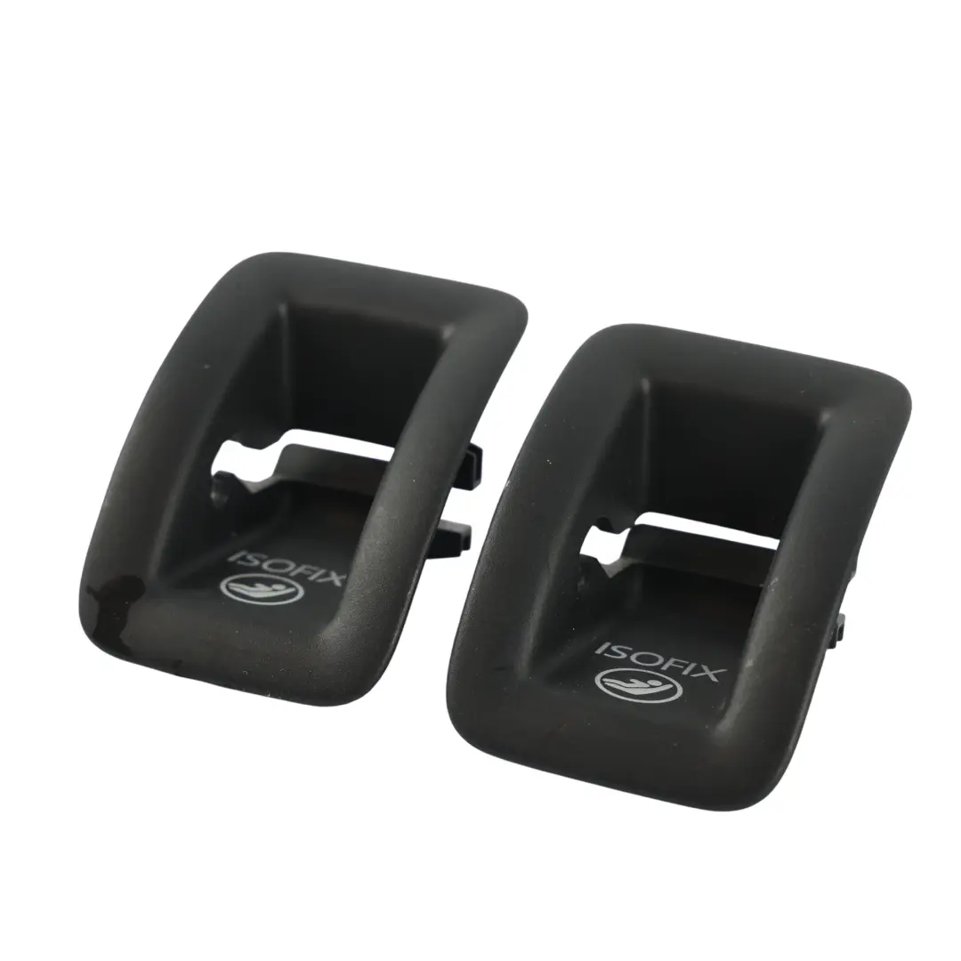 Cubierta Panel Isofix Asiento Trasero Negro Set X2 para Audi A6 C7 A7 4G con número de pieza 4G8887233 Audi A6 C7 A7 4G Cubierta Panel Isofix Asiento Trasero Negro Set X2 - SKU 4G8887233-2 - Número de pieza 4G8887233