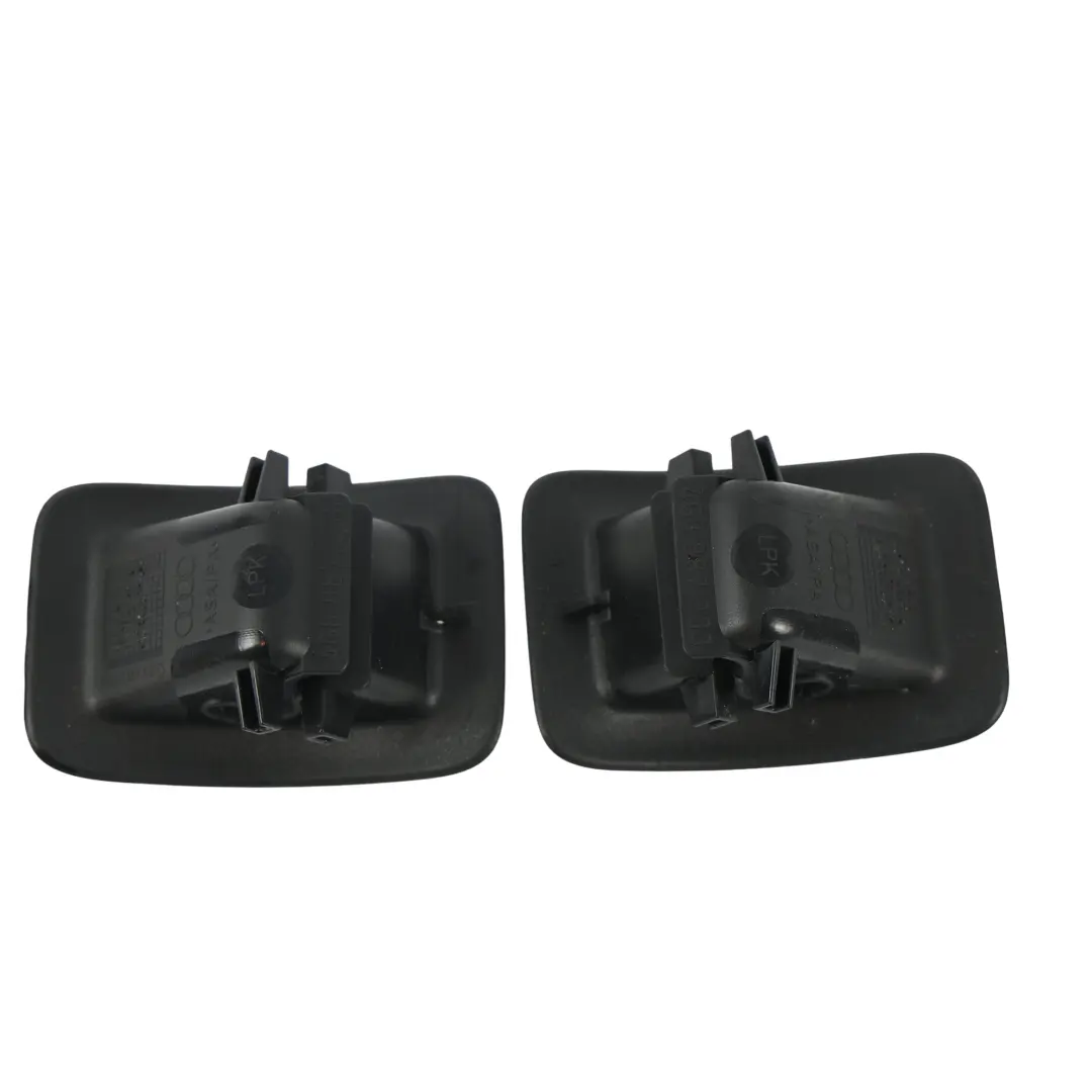 Isofix Trim Cover Panel Cap Black Set X2 to Audi A6 C7 A7 4G Rear Seat with Part number 4G8887233 Audi A6 C7 A7 4G Rear Seat Isofix Trim Cover Panel Cap Black Set X2 - SKU 4G8887233-2 - Part number 4G8887233