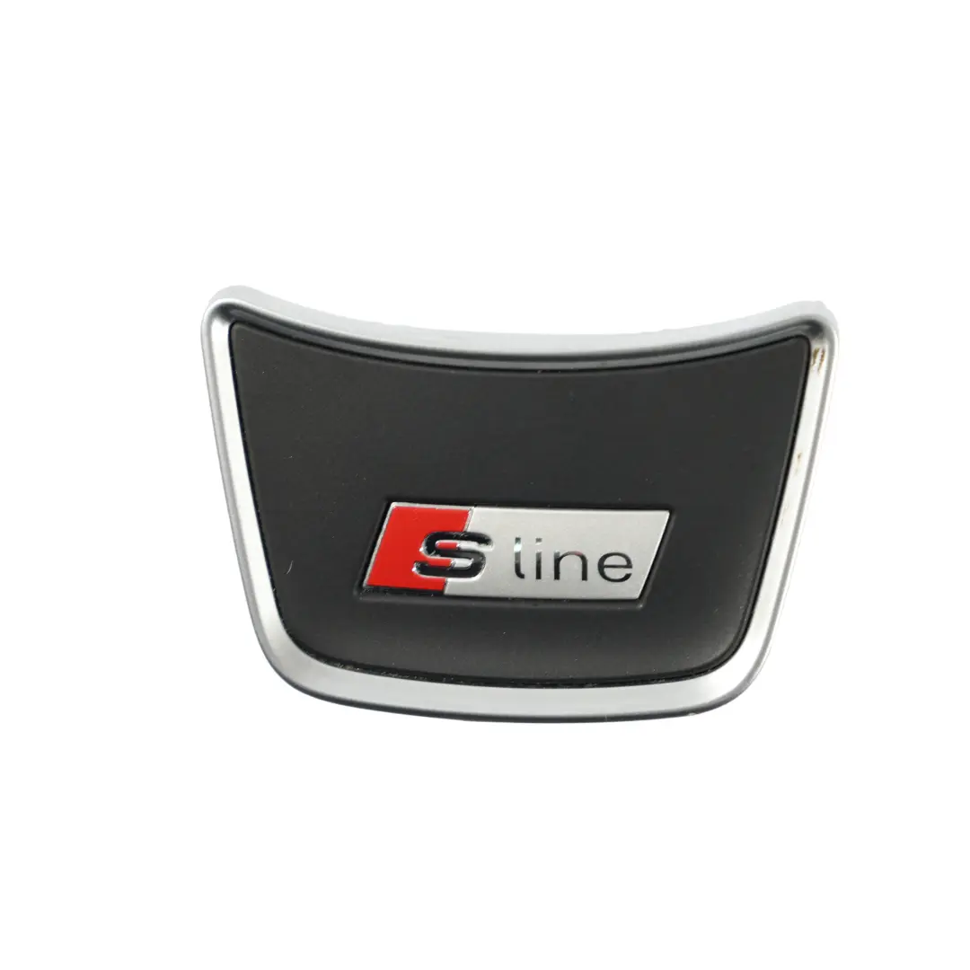 Steering Wheel Trim Panel Cover Cap S-Line Black to Audi A6 C7 A8 D4 with Part number 4H0419673A Audi A6 C7 A8 D4 Steering Wheel Trim Panel Cover Cap S-Line Black - SKU 4H0419673A - Part number 4H0419673A