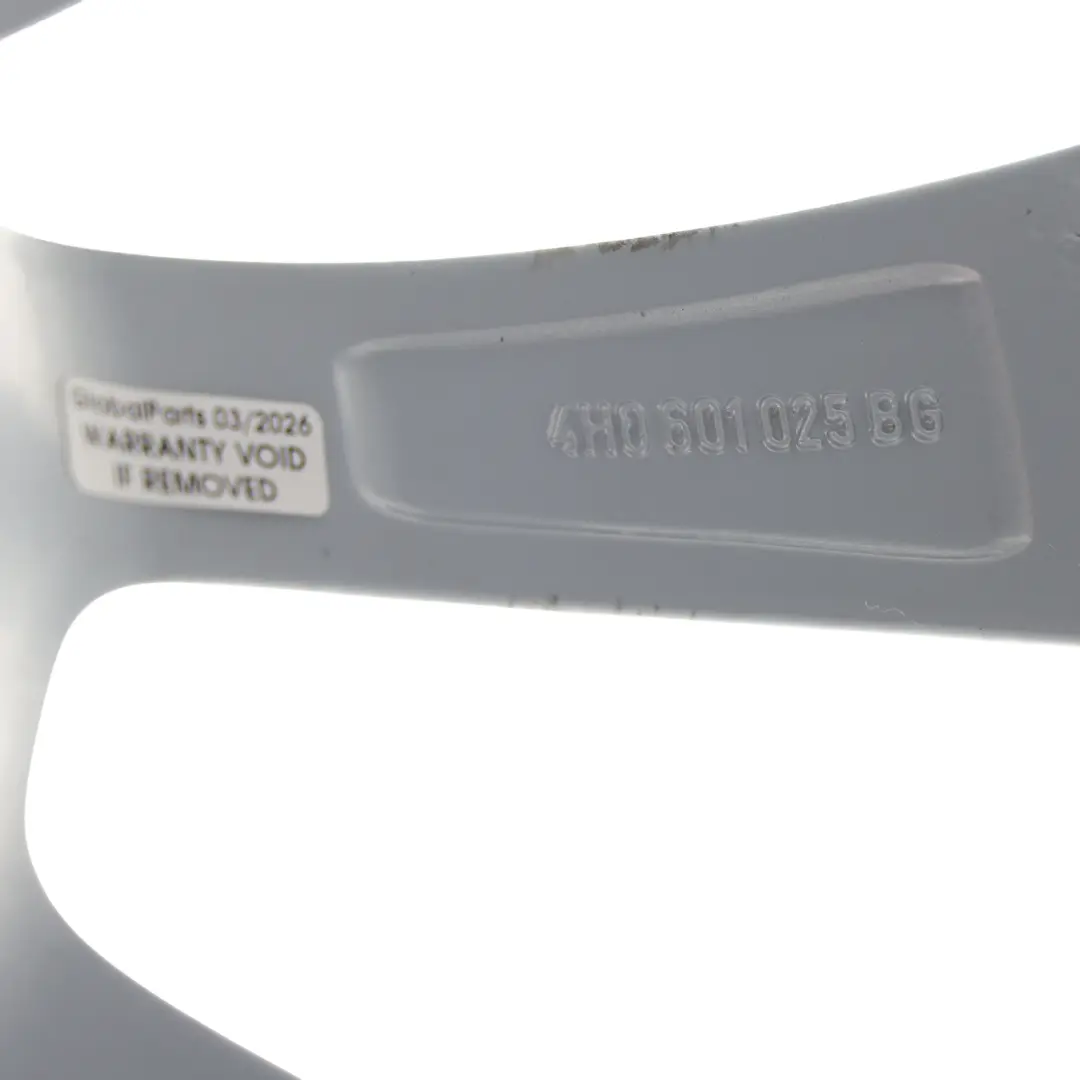 Audi A7 4G A8 D4 Alu Felge Silber 19" 9J ET:33 Stern Speiche - SKU 4H0601025BG-2 - Teilenummer 4H0601025BG