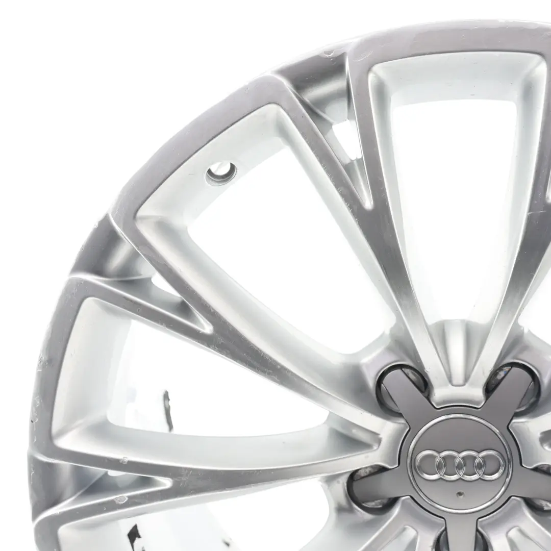 Audi A7 4G A8 D4 Jante Alliage Argent 19" 9J ET:33 Star Spoke - SKU 4H0601025BG-2 - Numéro de pièce 4H0601025BG