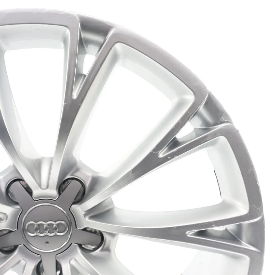 Audi A7 4G A8 D4 Alu Felge Silber 19" 9J ET:33 Stern Speiche - SKU 4H0601025BG-2 - Teilenummer 4H0601025BG