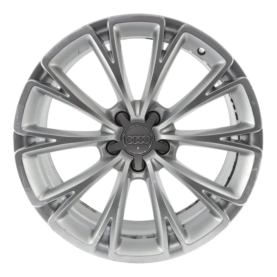 Audi A7 4G A8 D4 Alloy Wheel Rim Silver 19" 9J ET:33 Star Spoke - SKU 4H0601025BG-3 - Part number 4H0601025BG