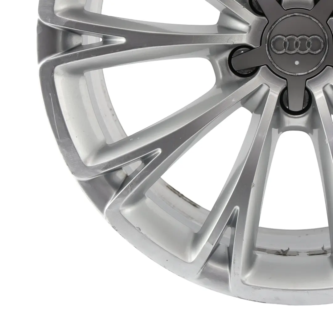 Audi A7 4G A8 D4 Alloy Wheel Rim Silver 19" 9J ET:33 Star Spoke - SKU 4H0601025BG-3 - Part number 4H0601025BG