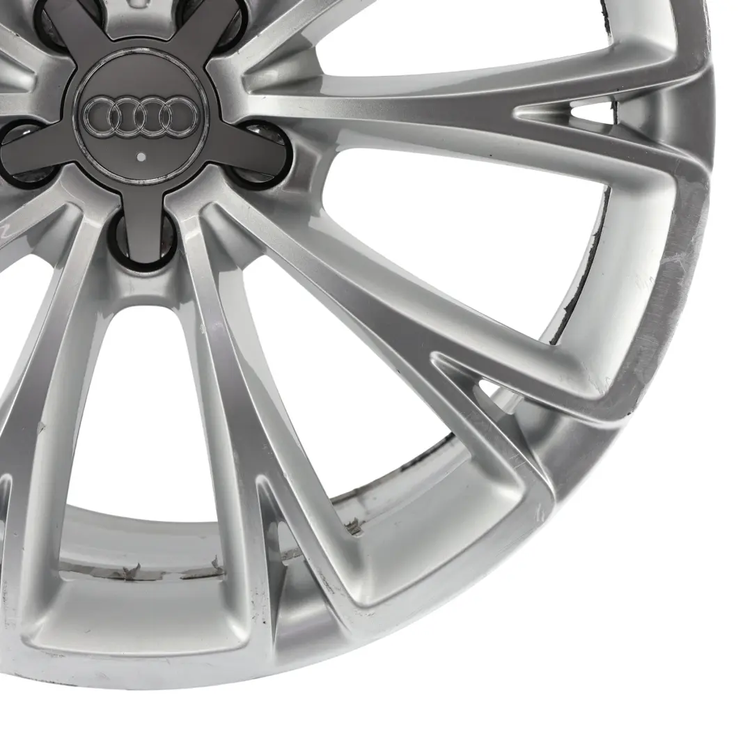 Audi A7 4G A8 D4 Alloy Wheel Rim Silver 19" 9J ET:33 Star Spoke - SKU 4H0601025BG-3 - Part number 4H0601025BG