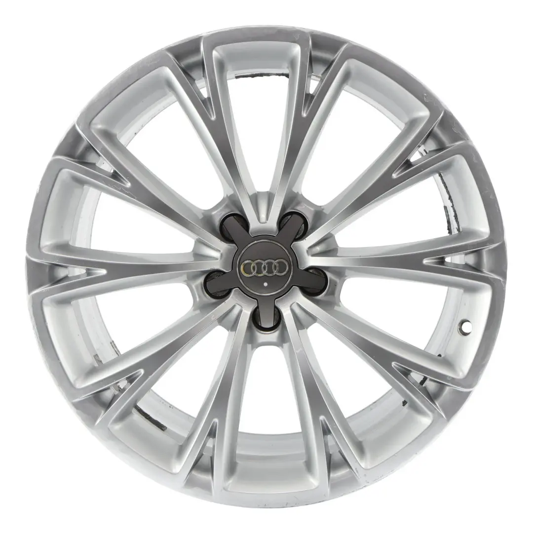Audi A7 4G A8 D4 Alloy Wheel Rim Silver 19" 9J ET:33 Star Spoke - SKU 4H0601025BG-4 - Part number 4H0601025BG