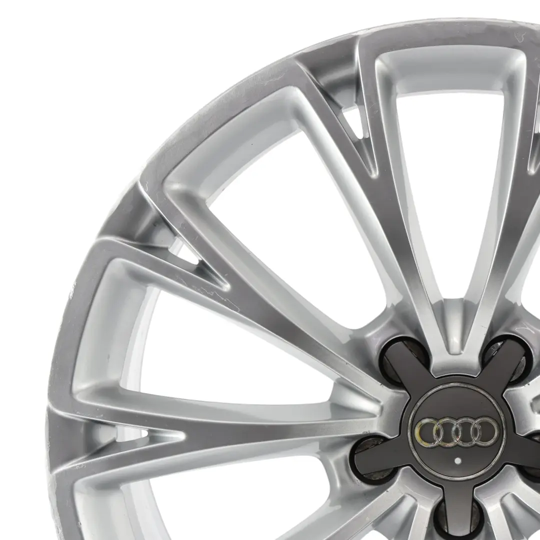 Audi A7 4G A8 D4 Alloy Wheel Rim Silver 19" 9J ET:33 Star Spoke - SKU 4H0601025BG-4 - Part number 4H0601025BG