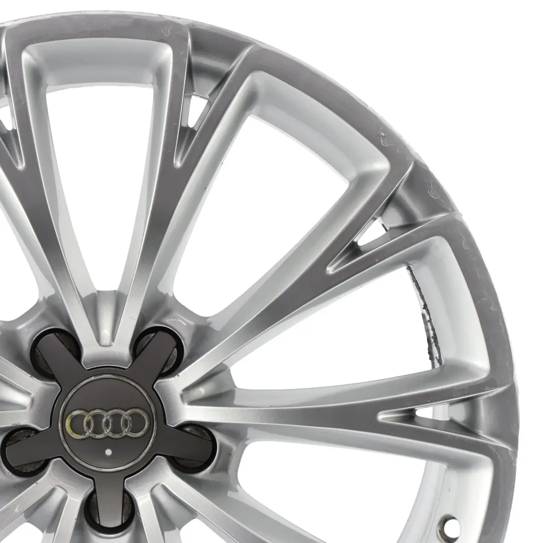 Audi A7 4G A8 D4 Alloy Wheel Rim Silver 19" 9J ET:33 Star Spoke - SKU 4H0601025BG-4 - Part number 4H0601025BG