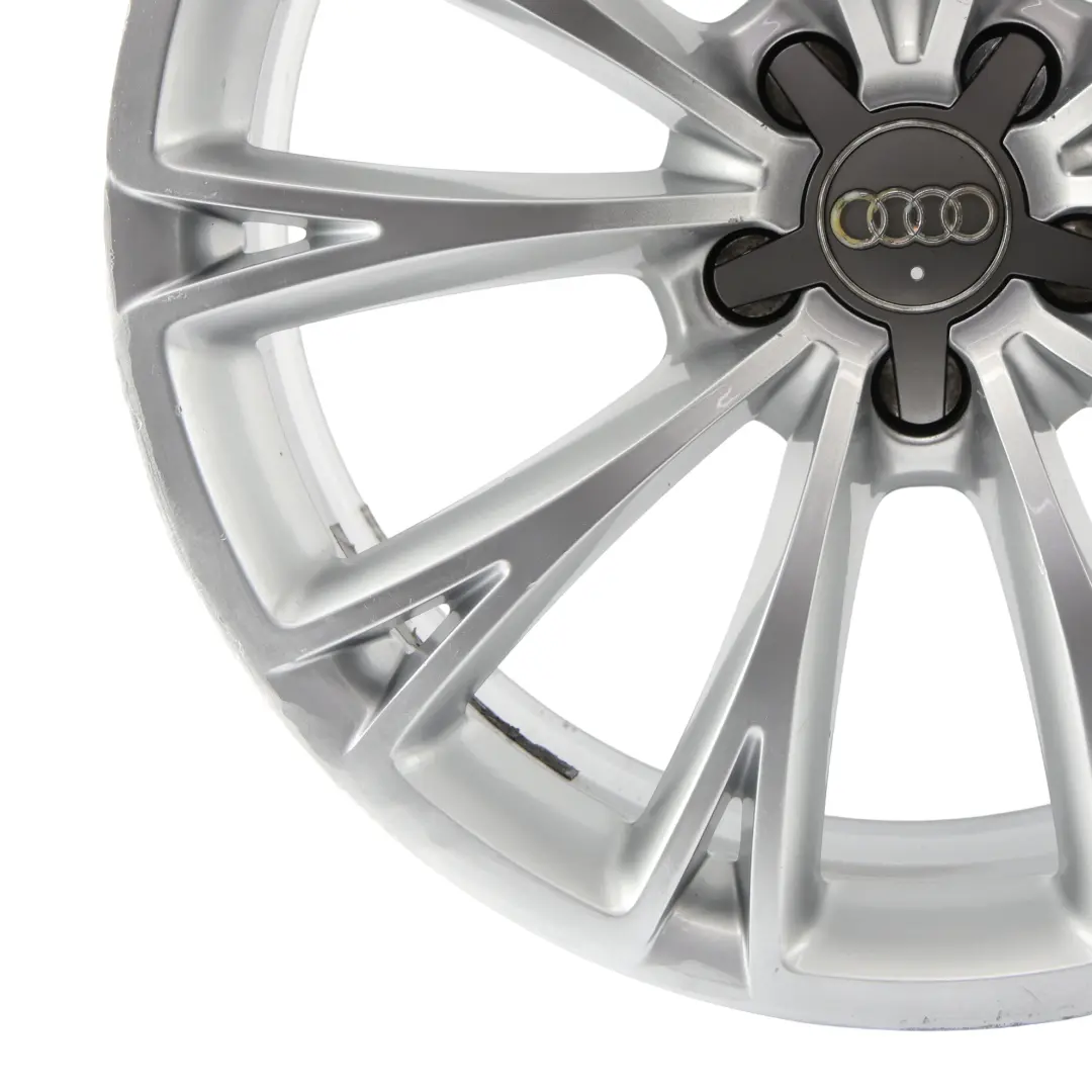 Audi A7 4G A8 D4 Alloy Wheel Rim Silver 19" 9J ET:33 Star Spoke - SKU 4H0601025BG-4 - Part number 4H0601025BG