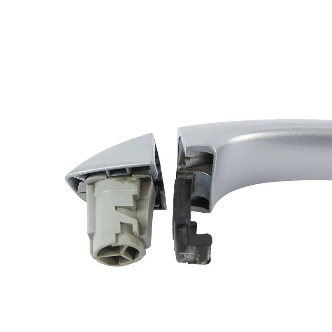 Audi A6 C7 Klamka Zewnętrzna Drzwi Lewy Tył Tylna Foil Silver Srebrny - Z7G - SKU 4H0837205-FSI - Numer Części 4H0837205