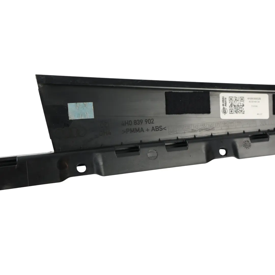 Trasero Puerta Pilar B Columna Moldura Cubierta Guía Panel para Audi A8 D4 con número de pieza 4H0839902B Audi A8 D4 Trasero Puerta Pilar B Columna Moldura Cubierta Guía Panel - SKU 4H0839902B - Número de pieza 4H0839902B