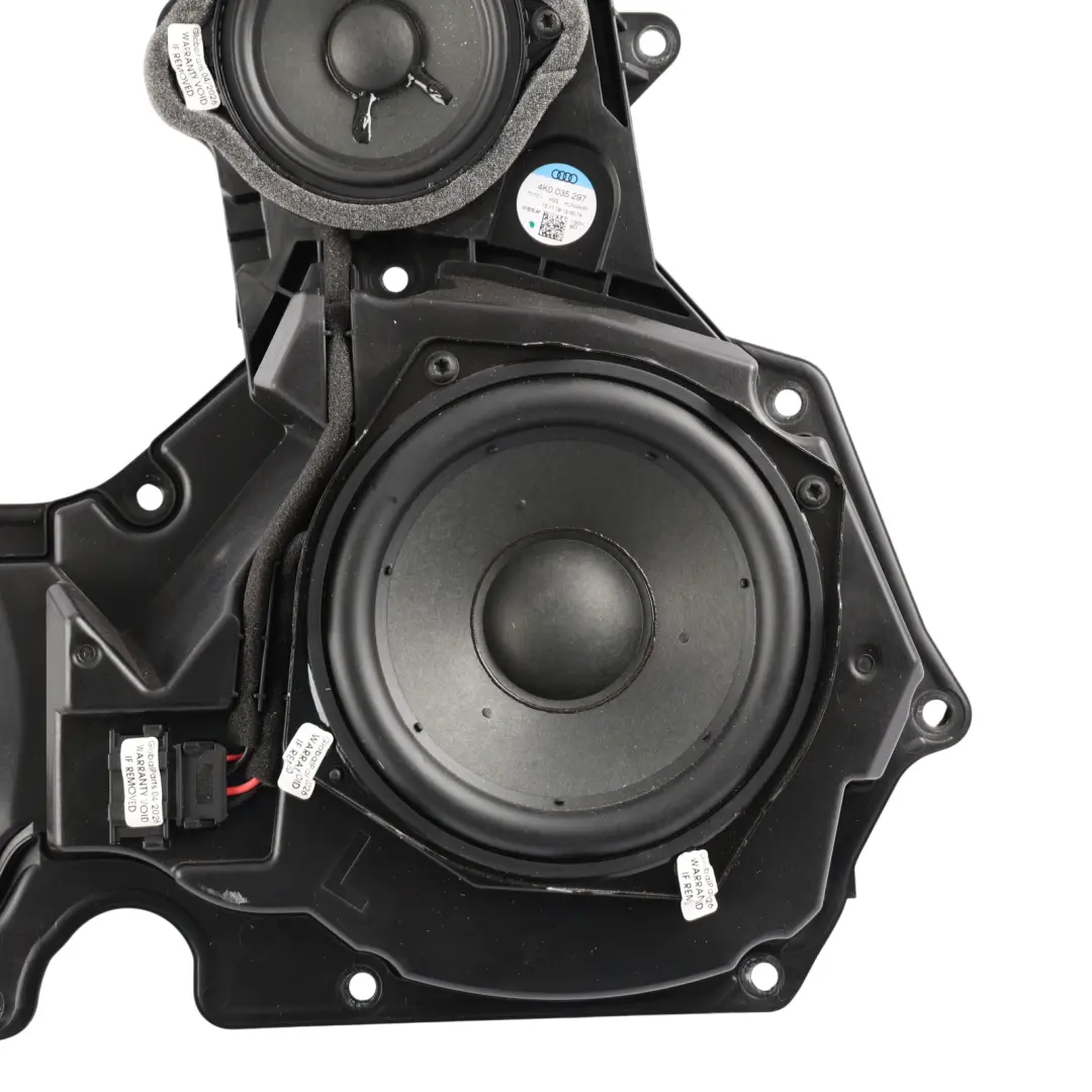 Door Audio Speaker Bang Olufsen Front Left N/S to Audi A6 C8 with Part number 4K0035297 Audi A6 C8 Door Audio Speaker Bang Olufsen Front Left N/S - SKU 4K0035297 - Part number 4K0035297