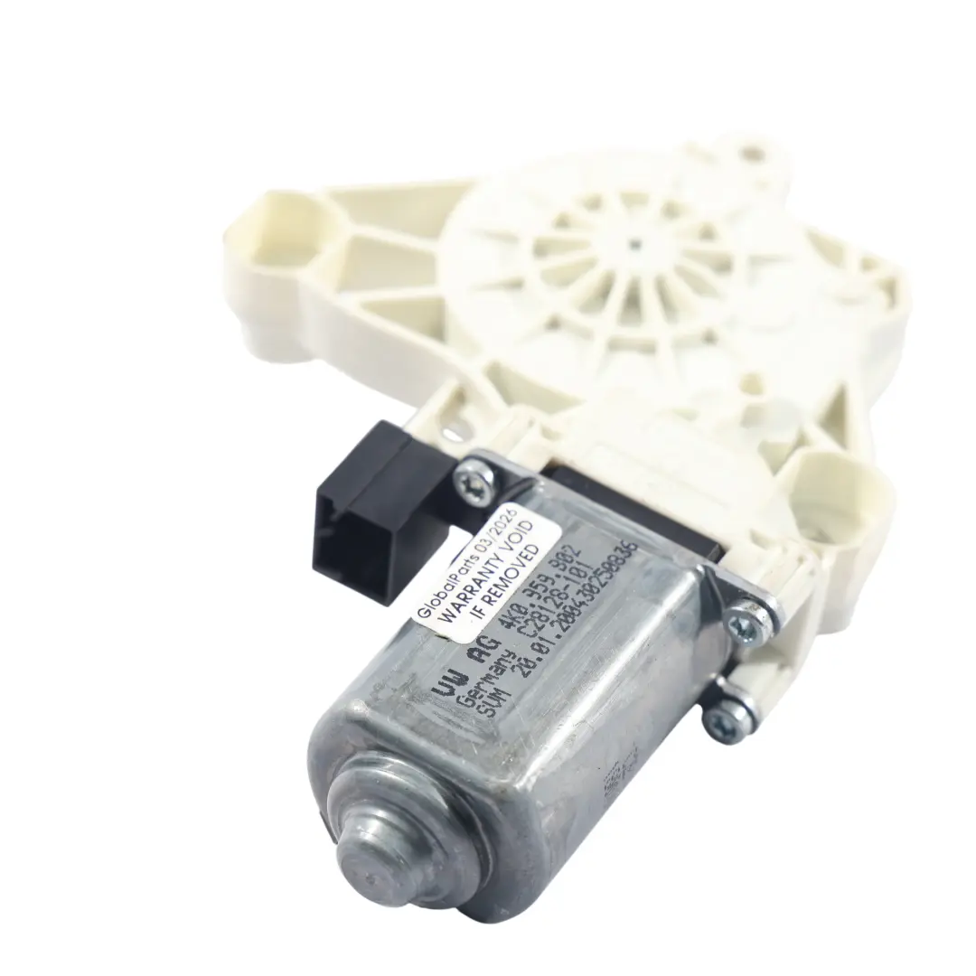 5G Window Regulator Motor Front Right O/S to Audi A6 C8 VW Golf with Part number 4K0959802 Audi A6 C8 VW Golf 5G Window Regulator Motor Front Right O/S - SKU 4K0959802 - Part number 4K0959802