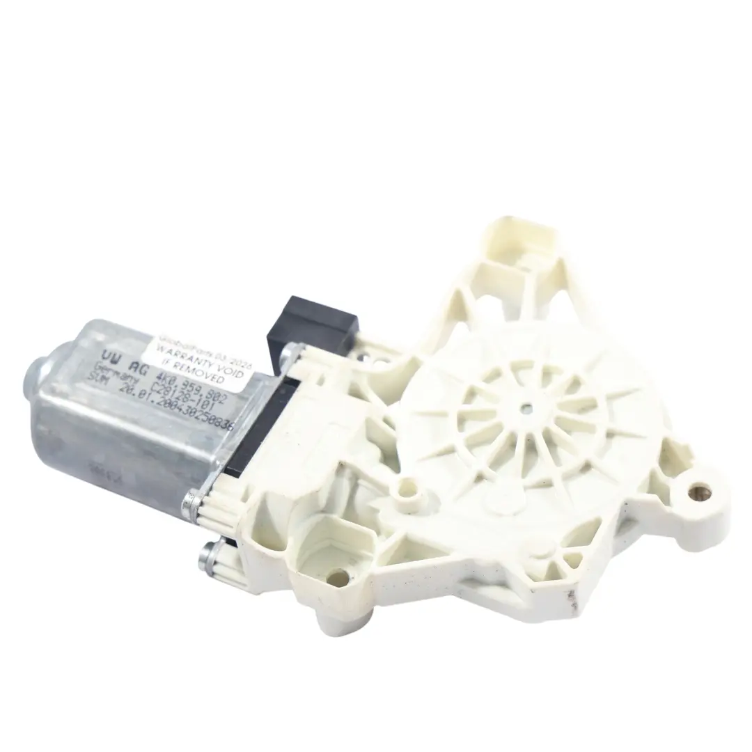 Audi A6 C8 VW Golf 5G Motor Regulador Ventana Delantero Derecho - SKU 4K0959802 - Número de pieza 4K0959802