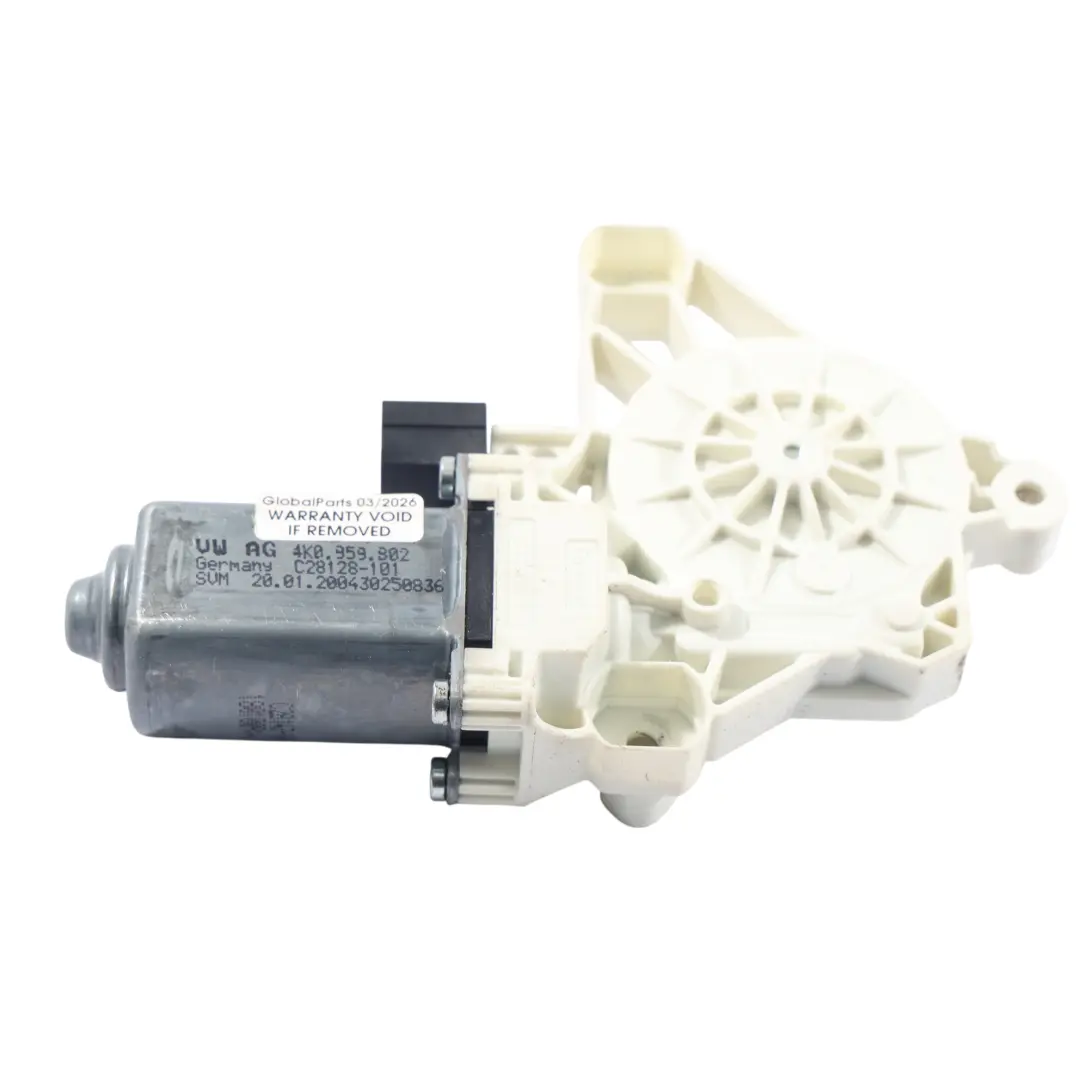 5G Moteur Lève-Vitre Avant Droit pour Audi A6 C8 VW Golf à propos du numéro de pièce 4K0959802 Audi A6 C8 VW Golf 5G Moteur Lève-Vitre Avant Droit - SKU 4K0959802 - Numéro de pièce 4K0959802