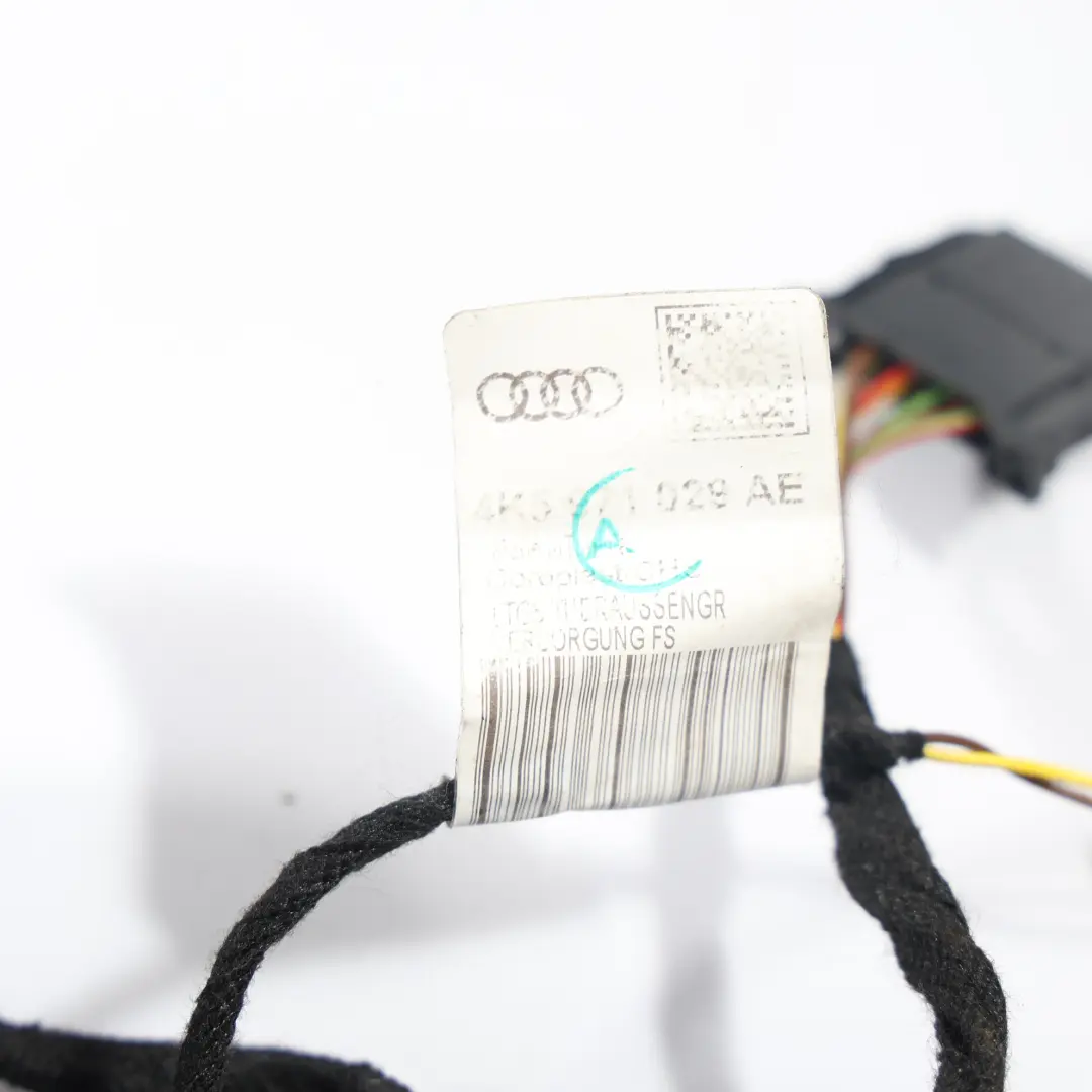 Audi A6 C8 Door Wiring Cable Loom Harness Wire Front Driver's Side - SKU 4K5971029AE - Part number 4K5971029AE