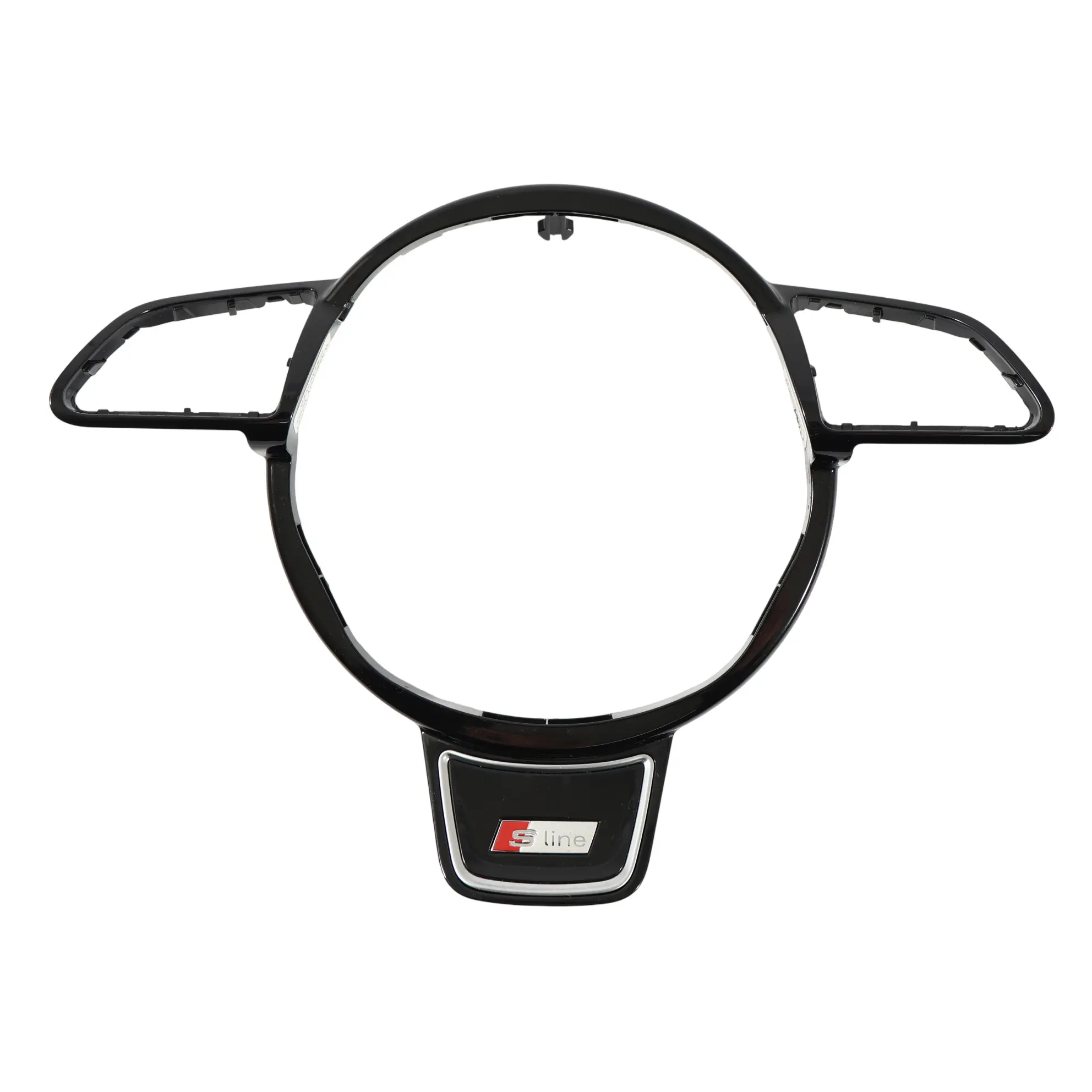 Audi A5 F5 Q7 4L Steering Wheel Trim Cover Frame S-Line Black 4L0419689A