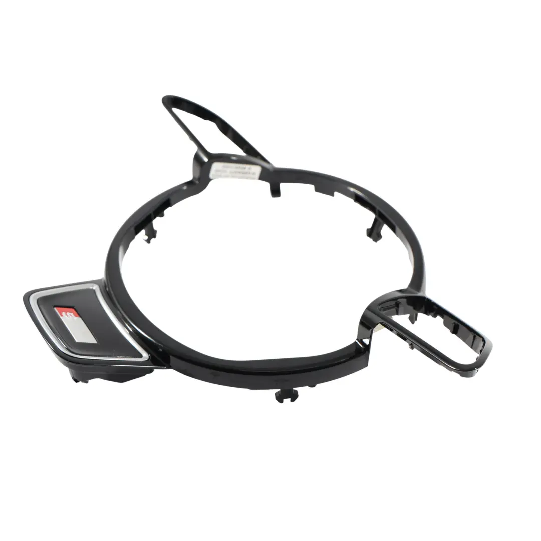 Audi A5 F5 Q7 4L Lenkrad Zierblende Rahmen S-Line Schwarz - SKU 4L0419689A-3 - Teilenummer 4L0419689A