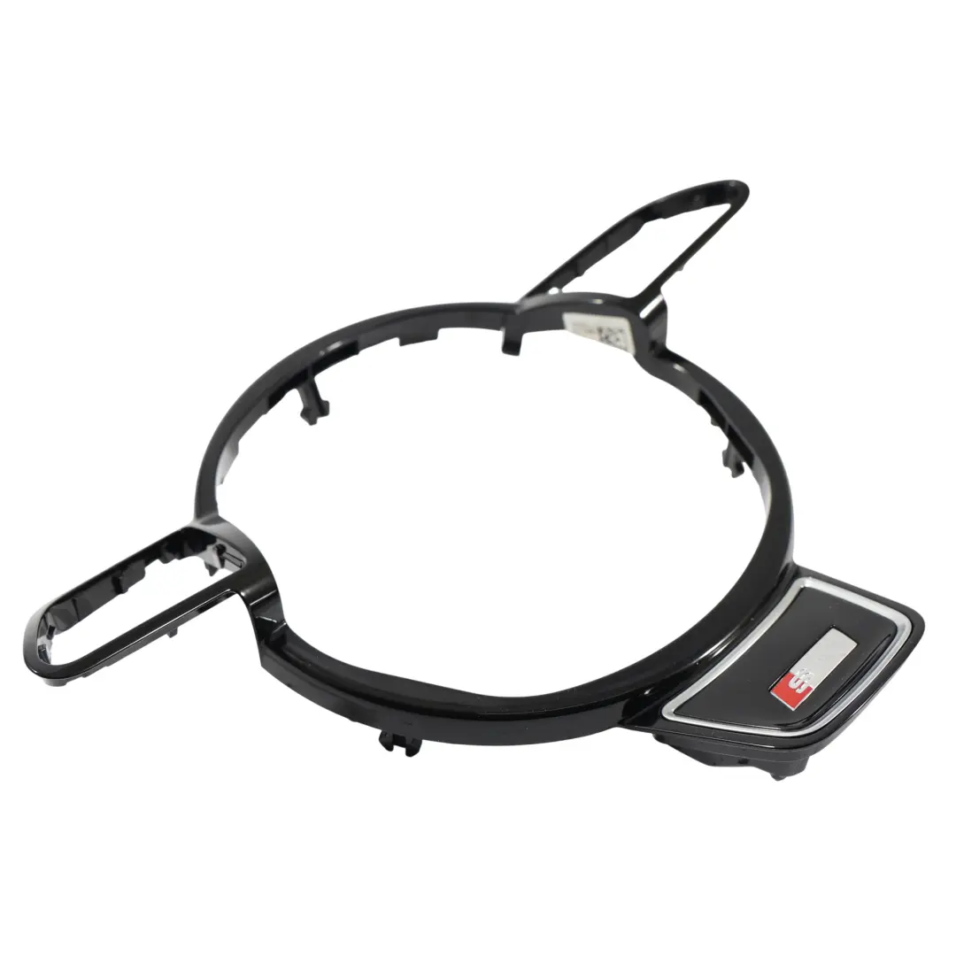 Audi A5 F5 Q7 4L Steering Wheel Trim Cover Frame S-Line Black - SKU 4L0419689A-3 - Part number 4L0419689A