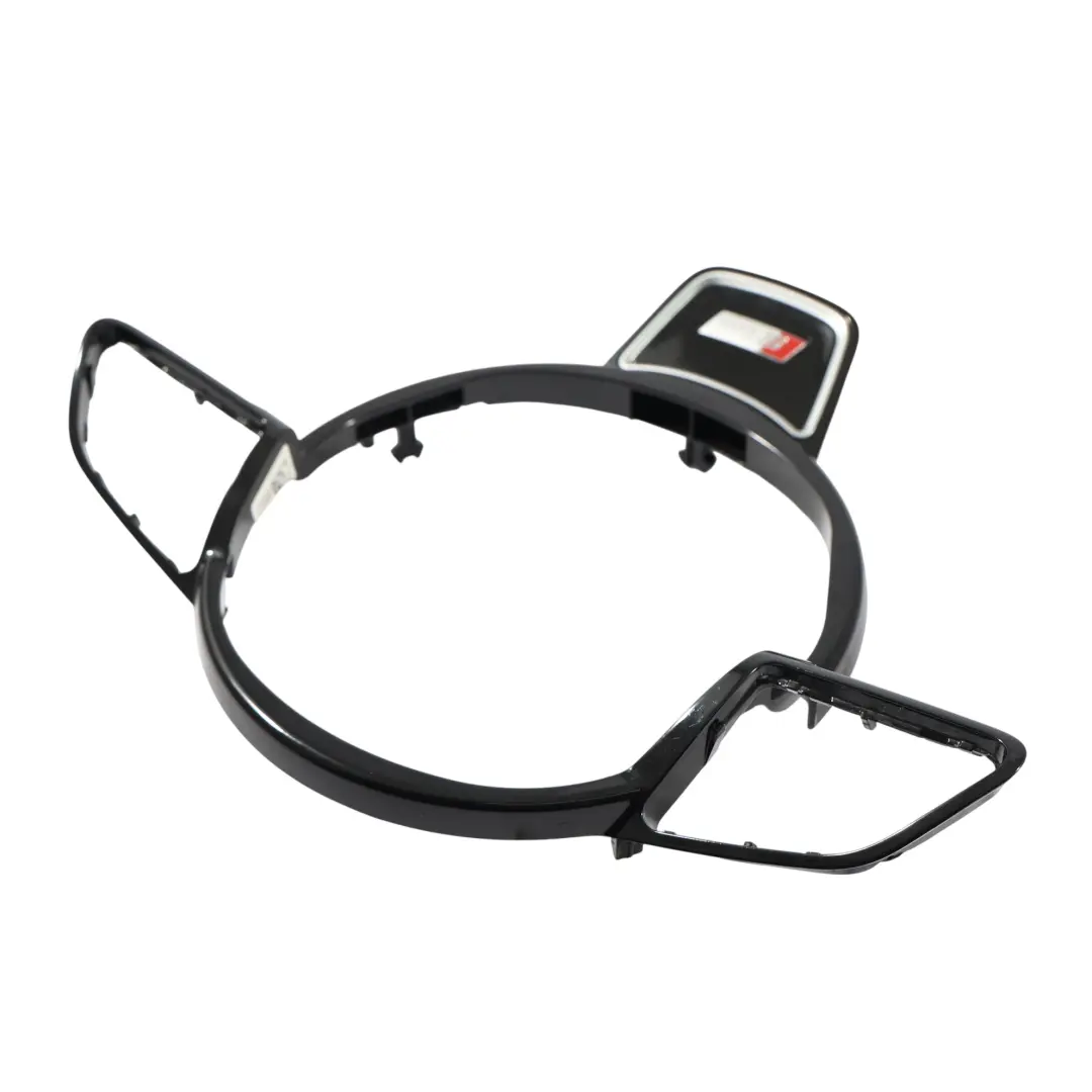 Audi A5 F5 Q7 4L Lenkrad Zierblende Rahmen S-Line Schwarz - SKU 4L0419689A-3 - Teilenummer 4L0419689A