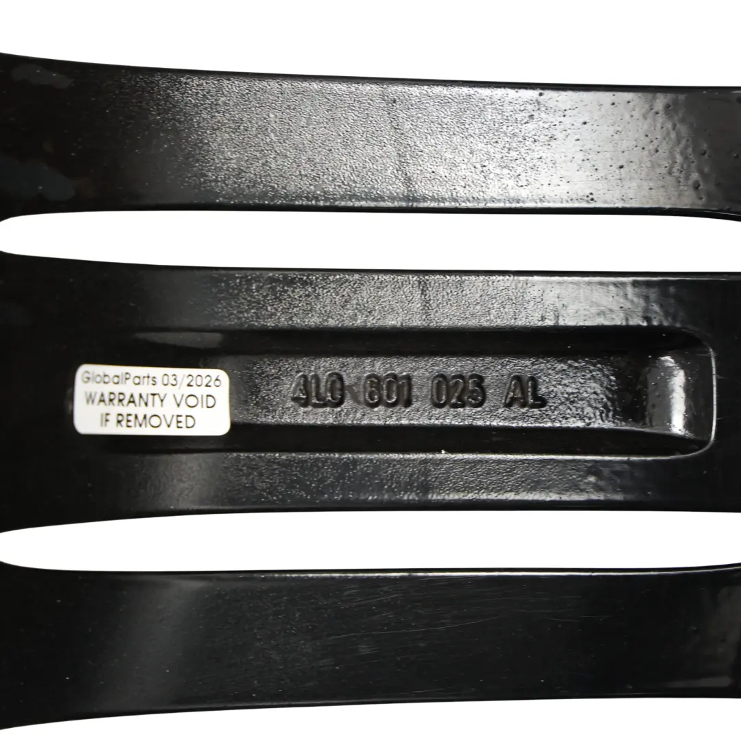 Audi Q7 4L Schwarz Felge Alu 21" 10J ET:44 Speedline Stern Speiche 4L0601025BH - SKU 4L0601025AL-1 - Teilenummer 4L0601025AL