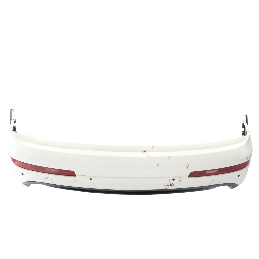 Bumper Trim Panel Covering Ibis White - Y9C to Audi Q7 4L Rear with Part number 4L0807303D Audi Q7 4L Rear Bumper Trim Panel Covering Ibis White - Y9C - SKU 4L0807303D-IWH - Part number 4L0807303D
