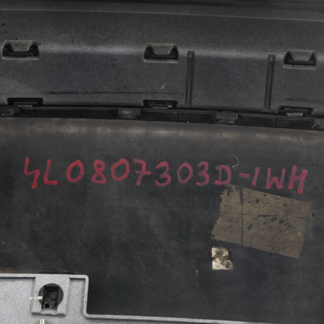 Audi Q7 4L Zderzak Tylny Biały Ibis Y9C - SKU 4L0807303D-IWH - Numer Części 4L0807303D