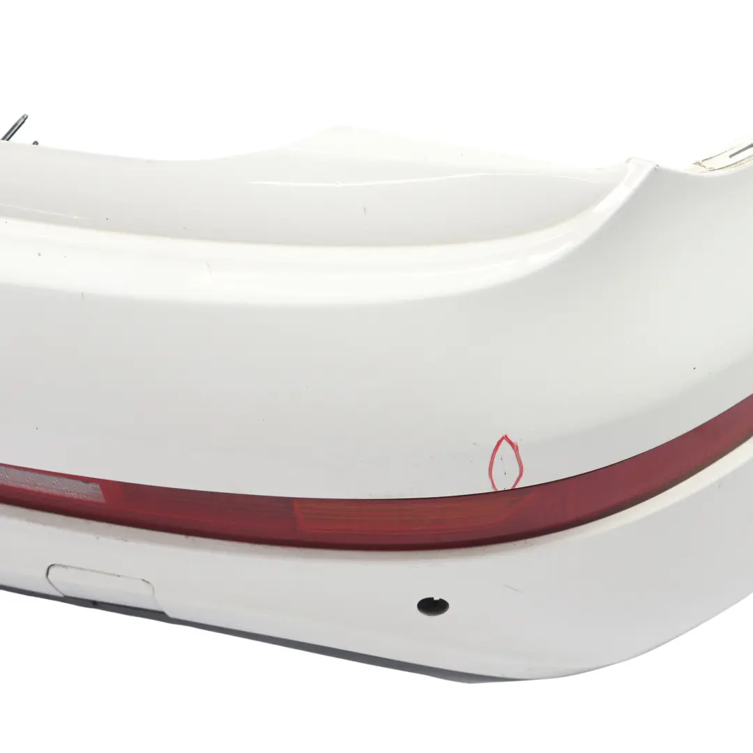 Bumper Trim Panel Covering Ibis White - Y9C to Audi Q7 4L Rear with Part number 4L0807303D Audi Q7 4L Rear Bumper Trim Panel Covering Ibis White - Y9C - SKU 4L0807303D-IWH - Part number 4L0807303D