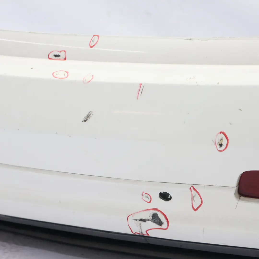 Bumper Trim Panel Covering Ibis White - Y9C to Audi Q7 4L Rear with Part number 4L0807303D Audi Q7 4L Rear Bumper Trim Panel Covering Ibis White - Y9C - SKU 4L0807303D-IWH - Part number 4L0807303D