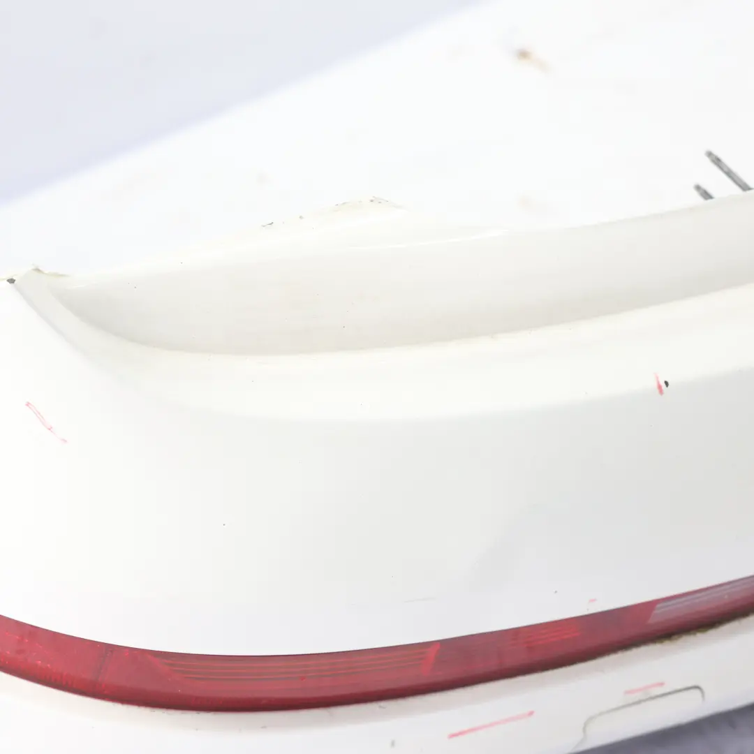 Audi Q7 4L Rear Bumper Trim Panel Covering Ibis White - Y9C - SKU 4L0807303D-IWH - Part number 4L0807303D