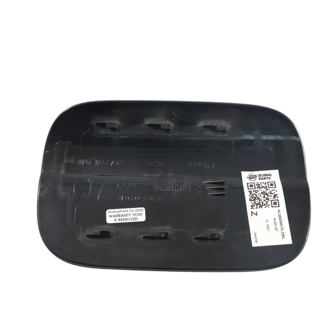 Trappe Réservoir Carburant Couvercle Noir Perle Profond C9X pour Audi Q7 4L à propos du numéro de pièce 4L0809907A Audi Q7 4L Trappe Réservoir Carburant Couvercle Noir Perle Profond C9X - SKU 4L0809907A-DBL - Numéro de pièce 4L0809907A