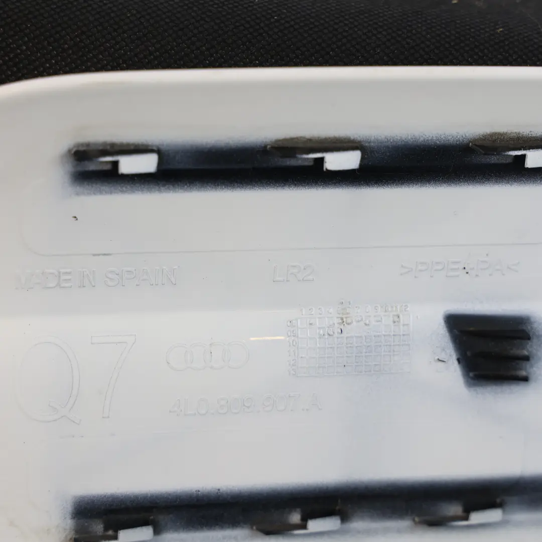 Tankdeckel Klappe Abdeckung Ibisweiß Y9C für Audi Q7 4L mit Teilenummer 4L0809907A Audi Q7 4L Tankdeckel Klappe Abdeckung Ibisweiß Y9C - SKU 4L0809907A-IWH - Teilenummer 4L0809907A