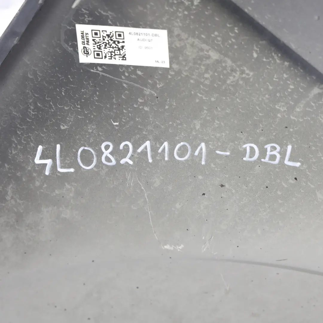 Audi Q7 4L Aleta Guardabarros Panel Lateral Izquierdo Negro Perla C9X - SKU 4L0821101-DBL - Número de pieza 4L0821101
