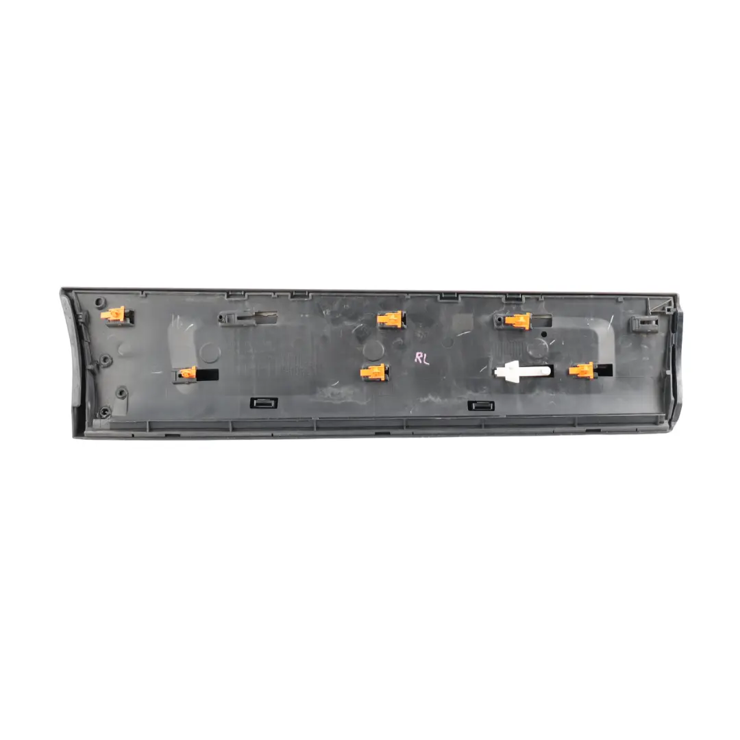 Audi Q7 4L Door Sill Cover Moulding Strip Rear Left N/S Deep Black Pearl - C9X - SKU 4L0853969F-DBL - Part number 4L0853969F