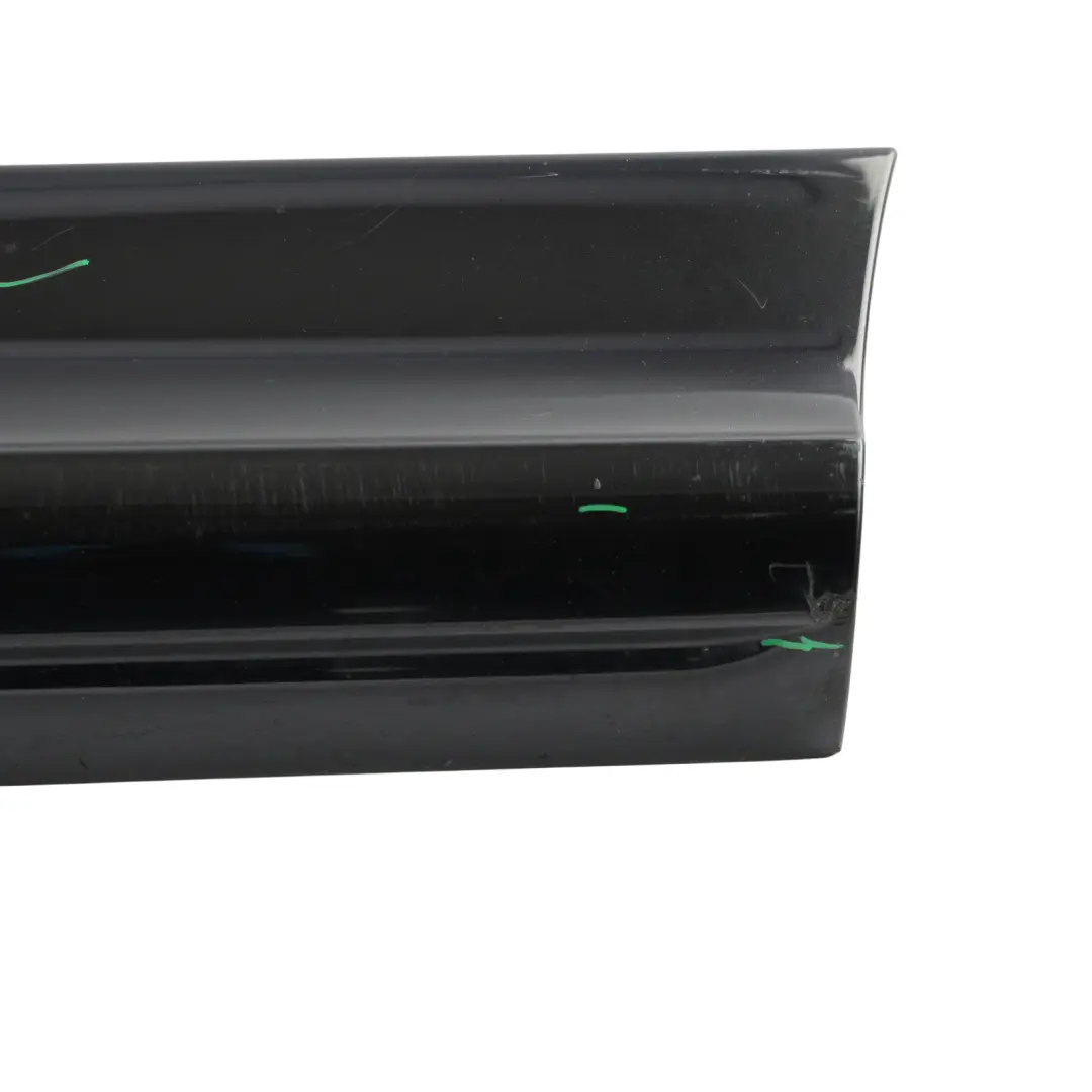 Audi Q7 4L Door Sill Cover Moulding Strip Rear Left N/S Deep Black Pearl - C9X - SKU 4L0853969F-DBL - Part number 4L0853969F