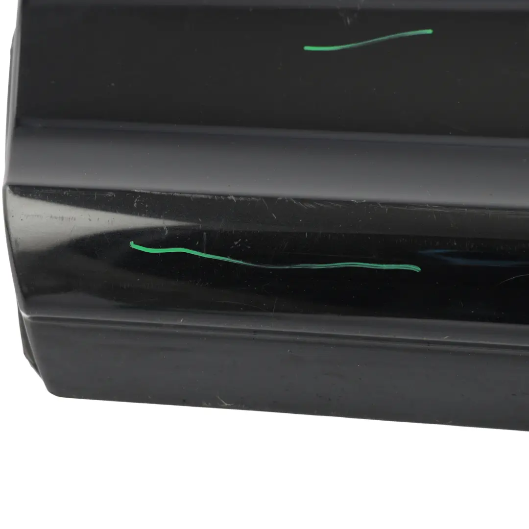 Door Sill Cover Moulding Strip Rear Left N/S Deep Black Pearl - C9X to Audi Q7 4L with Part number 4L0853969F Audi Q7 4L Door Sill Cover Moulding Strip Rear Left N/S Deep Black Pearl - C9X - SKU 4L0853969F-DBL - Part number 4L0853969F