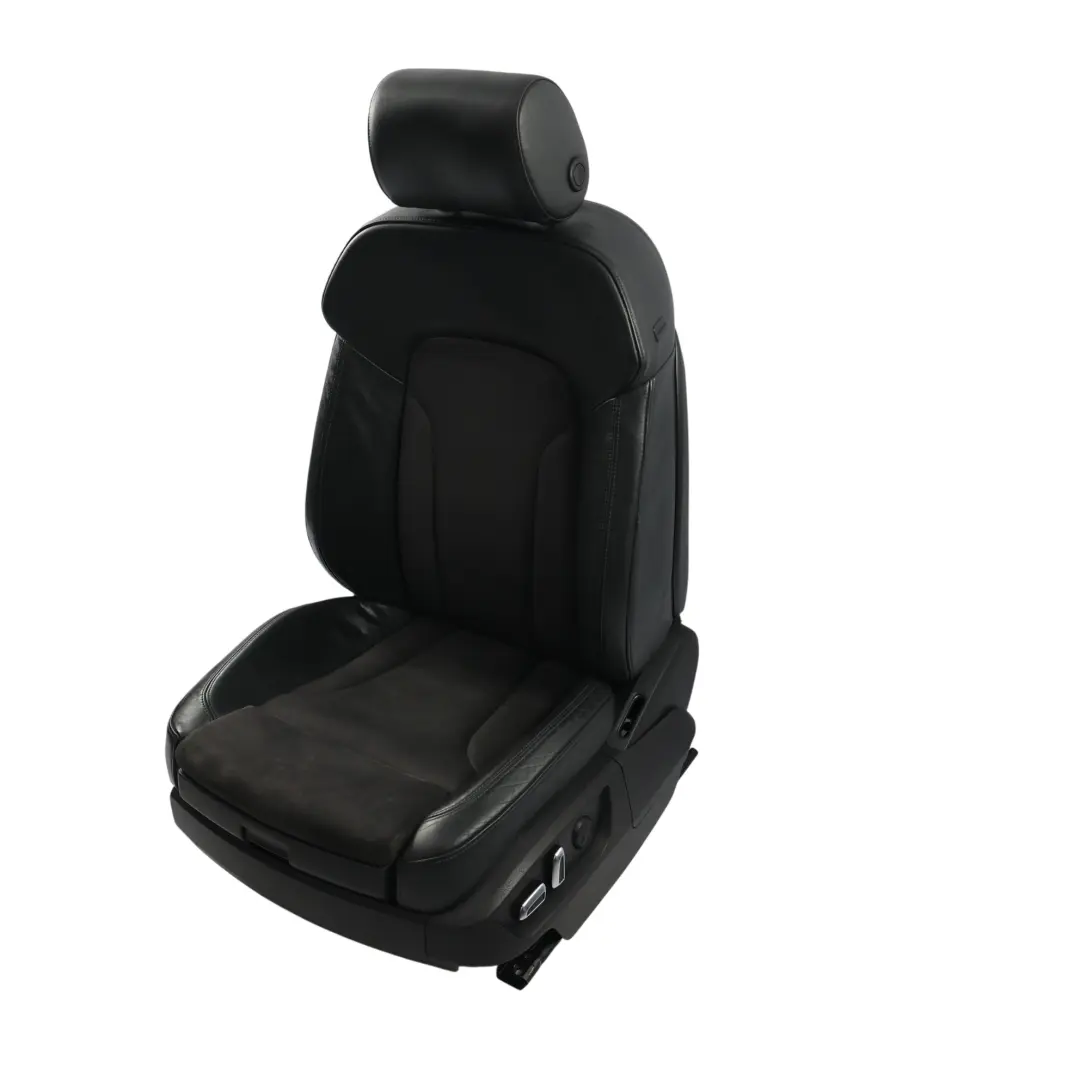 Fotel Przedni Lewy S-Line Grzany Skóra Pearlnappa Alcantara do Audi Q7 4L o numerze 4L0881805G Audi Q7 4L Fotel Przedni Lewy S-Line Grzany Skóra Pearlnappa Alcantara - SKU 4L0881805G-4 - Numer Części 4L0881805G