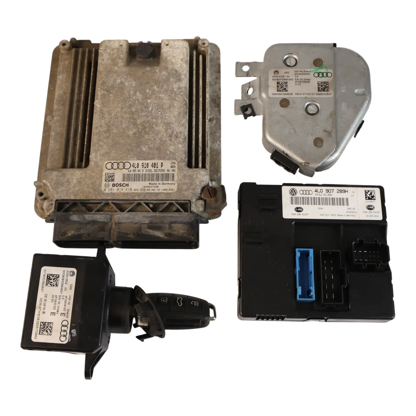 Audi Q7 4L 3.0 TDI Quattro CCMA Centralina Motore ECU Kit 4L0910401P Automatico