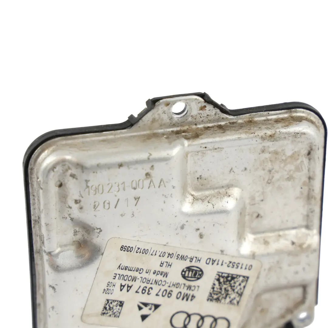 Audi A4 B9 A5 F5 Q7 4M Module Unité Contrôle Éclairage LCM - SKU 4M0907397AA - Numéro de pièce 4M0907397AA