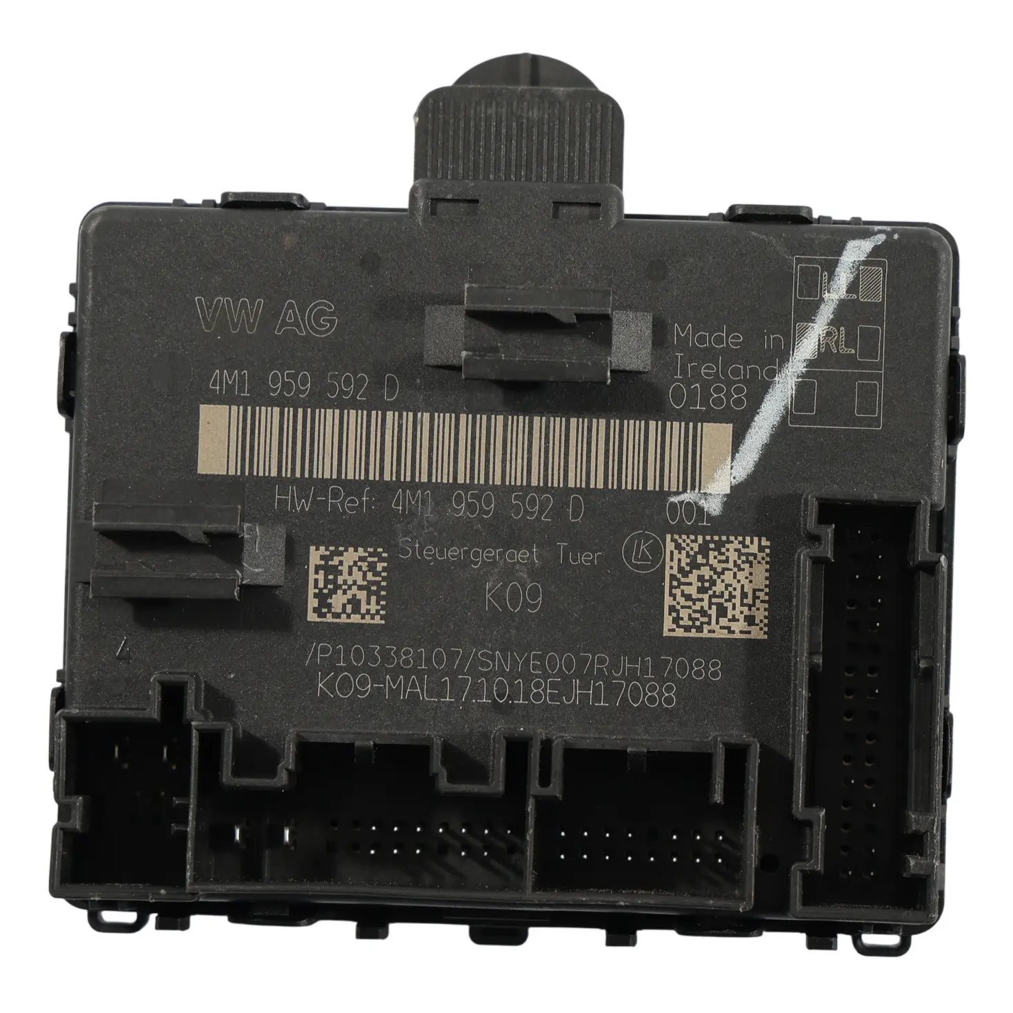 Audi A6 C8 A7 4K Door Module Control Unit Front Passenger Side 4M1959592D